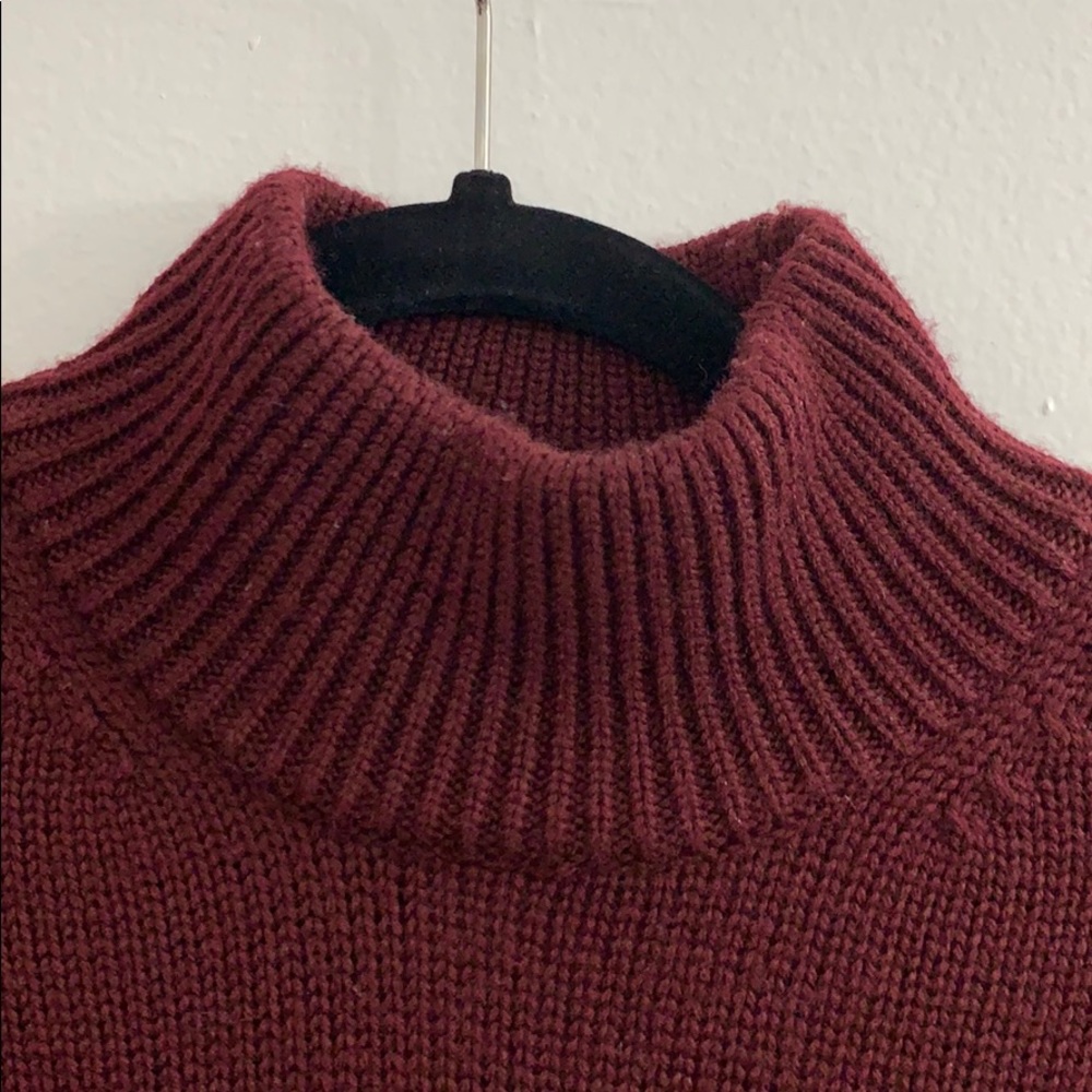 SOLD Moncler Logo Burgundy Sweater - Picture 11 of 12
